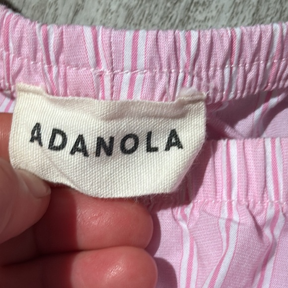 ADANOLA Pink Striped Lounge Pants - Picture 8 of 13